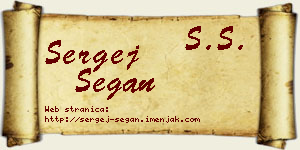 Sergej Šegan vizit kartica